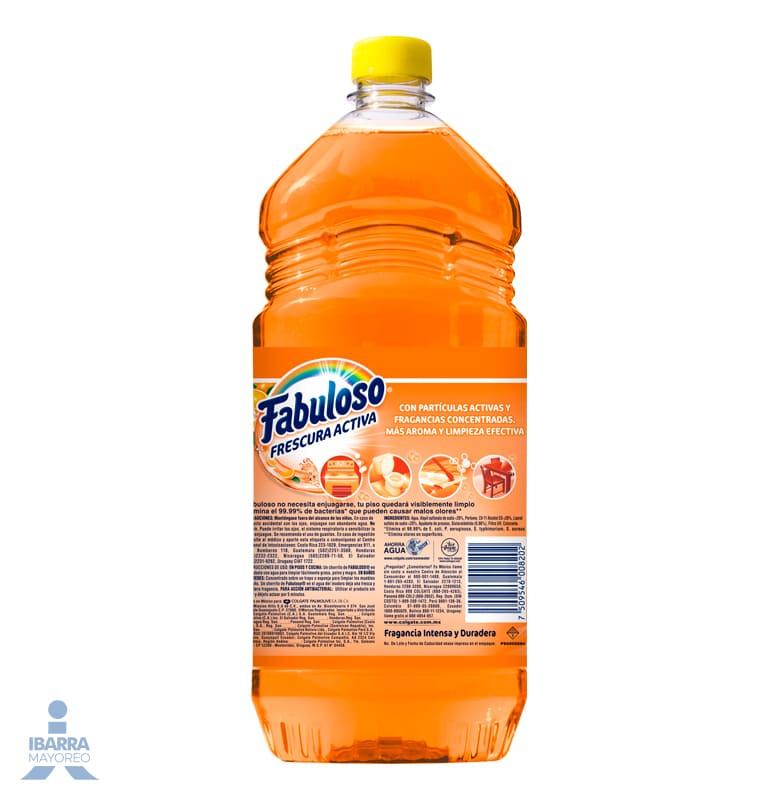 Limpiador Fabuloso Energía Naranja 1 L