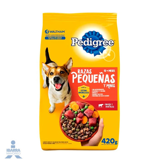 Alimento Pedigree Razas Pequeñas y Minis 420 g