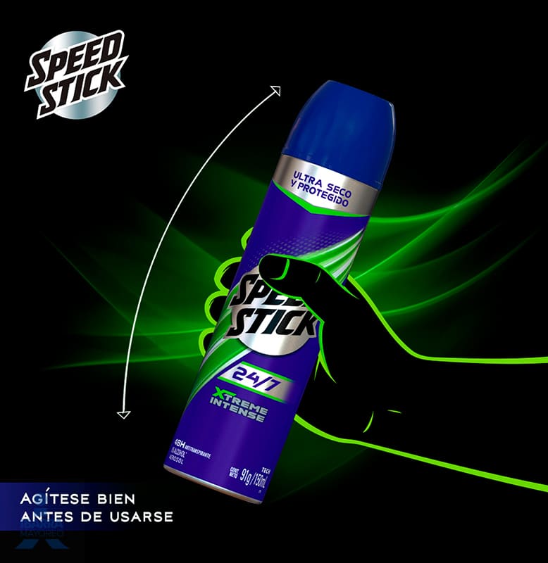 Desodorante Speed Stick Xtreme Intense Aerosol 91 g