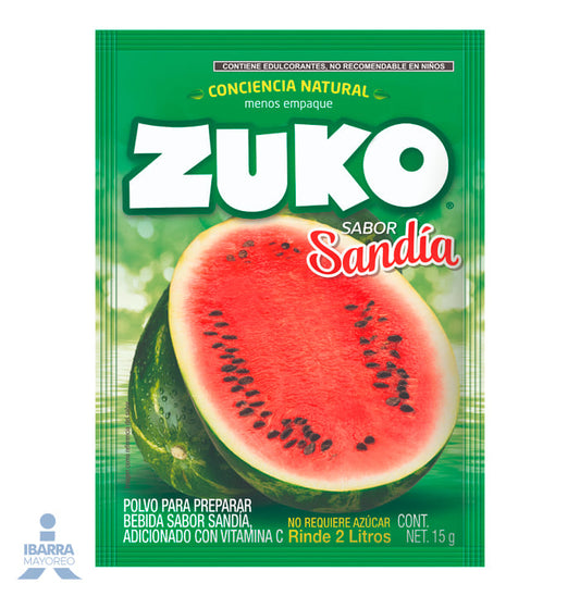 Refresco Zuko Sandía 15 g