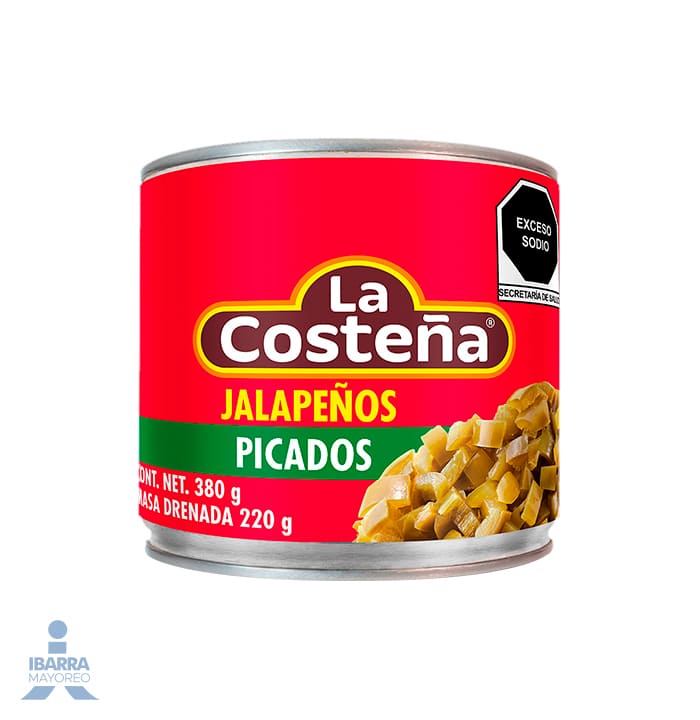 Chiles Jalapeños Picados La Costeña 380 g