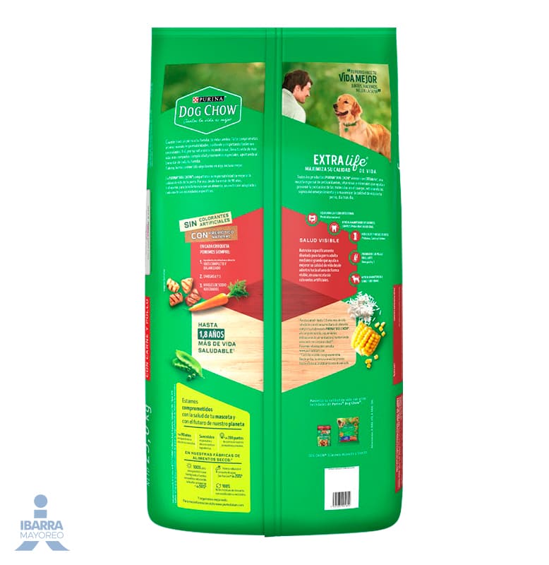 Dog Chow alimento seco perros adultos medianos y grandes 25 kg
