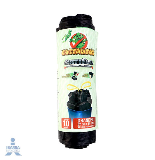 Bolsa para basura Costalitos Grande rollo 10 pzas.