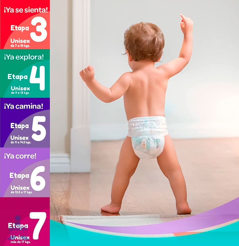 Pañal Huggies All Around Unisex Etapa 6 40 pzas.