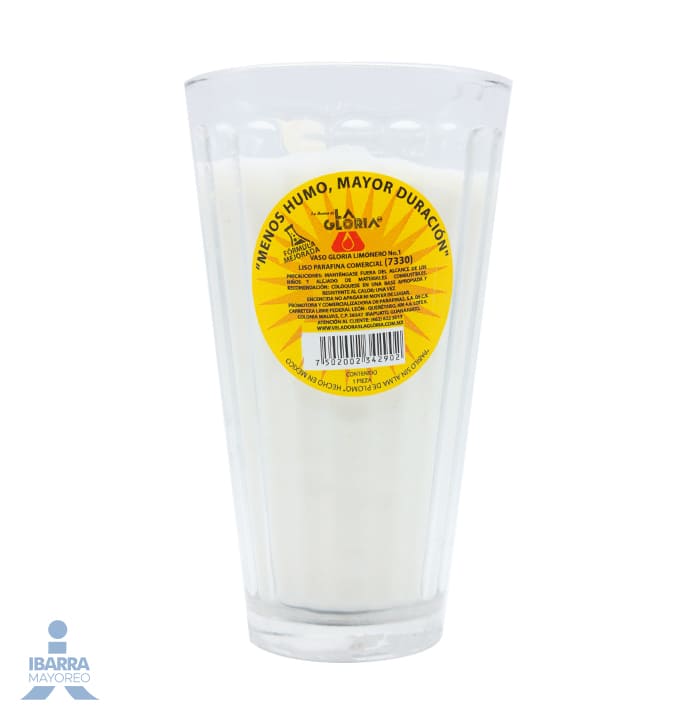 Veladora Gloria Limonero Parafina Comercial
