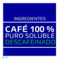 Café soluble descafeinado Nescafé Decaf 120 g
