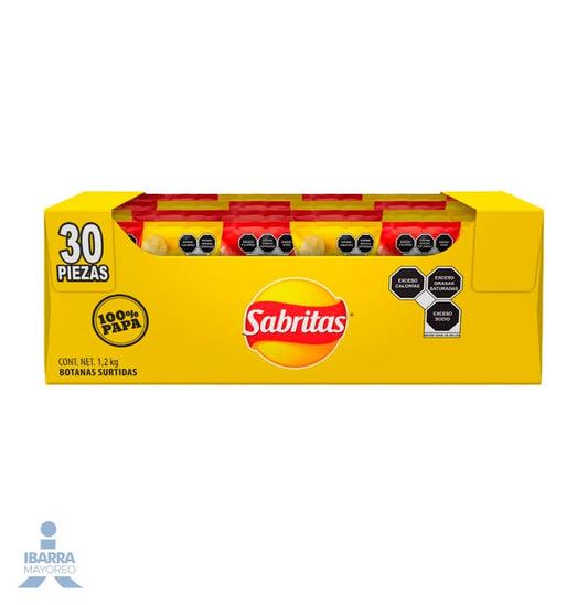 Sabritas Pack 30 pzas.