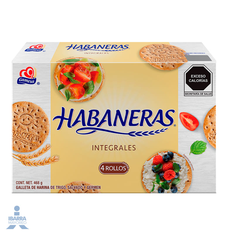Galletas Gamesa Habaneras Integrales 468 g