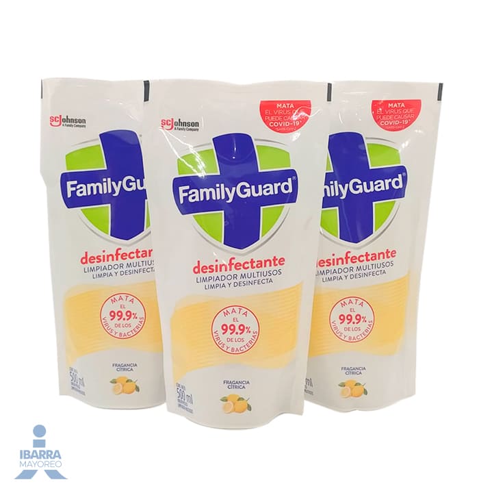 Desinfectante Family Guard Citrus Doy Pack 500 ml