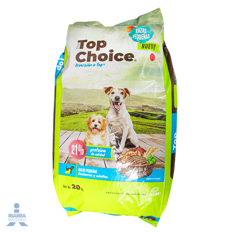 Alimento Ganador Top Choice Razas Pequeñas 20 kg