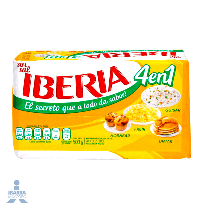 Margarina Iberia sin Sal 500 g