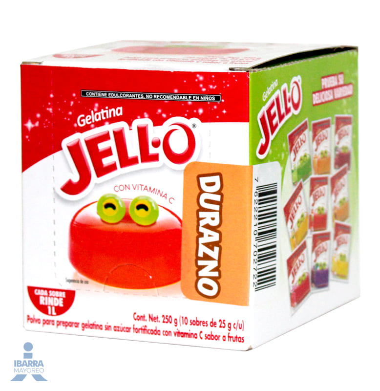 Gelatina Jell-O Durazno 25 g