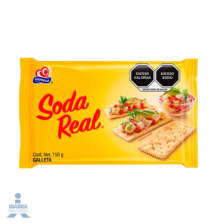 Galletas Gamesa Soda Real 150 g