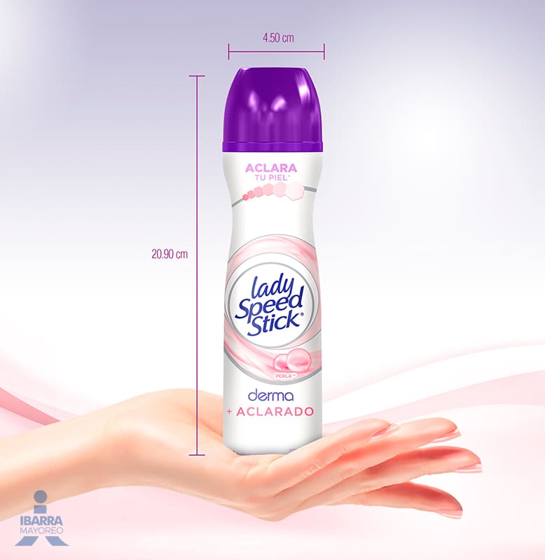 Desodorante Lady Speed Stick Derma Perla Aerosol 150 ml