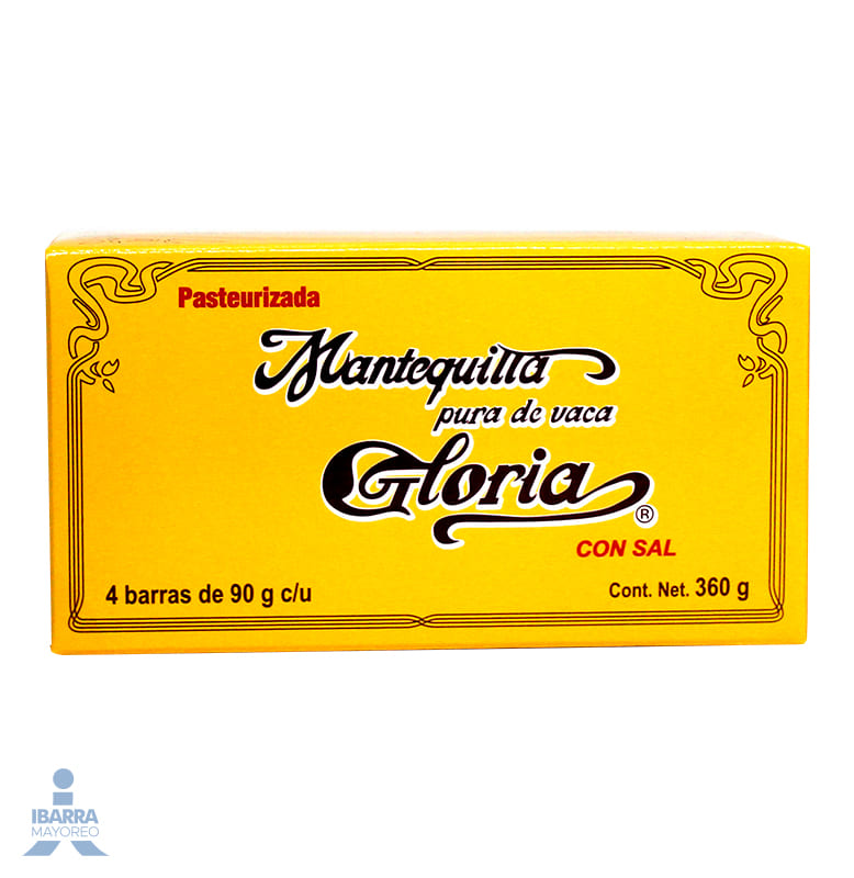 Mantequilla La Gloria con sal 360 g
