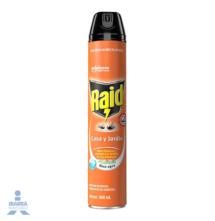 Insecticida Raid Acción Total Aerosol 400 ml