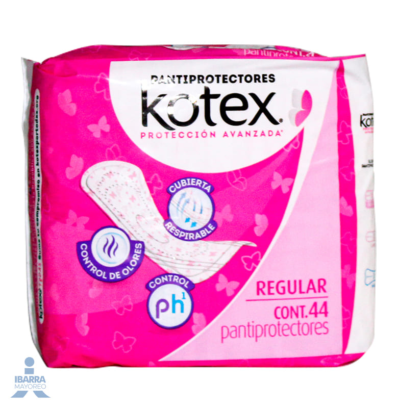 Toalla Pantiprotector Kotex regular 44 pzas.