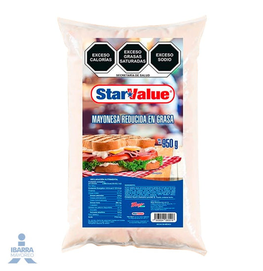 Mayonesa Star Value Reducida en Grasa 950 g
