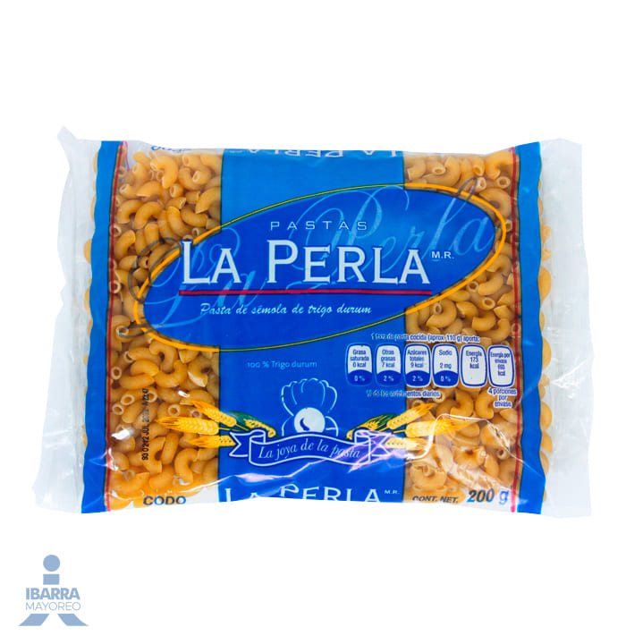 Pasta La Perla Codo Mediano 200 g