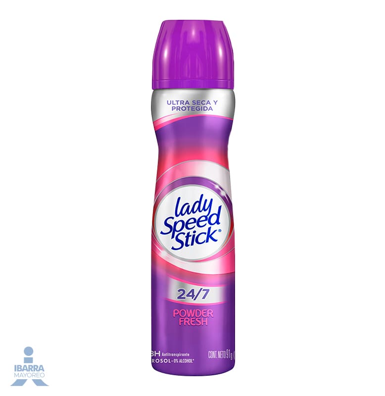 Desodorante Lady Speed Stick Powder Fresh Aerosol 91 g