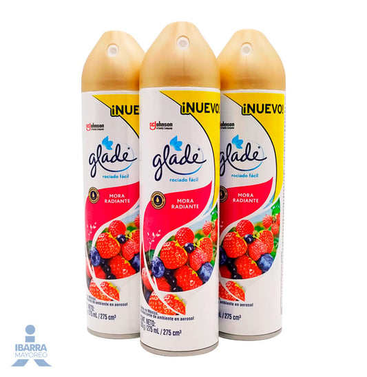 Aromatizante Glade Mora Radiante Aerosol 275 ml