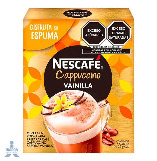 Café Nescafé Cappuccino Vainilla 6/20 g