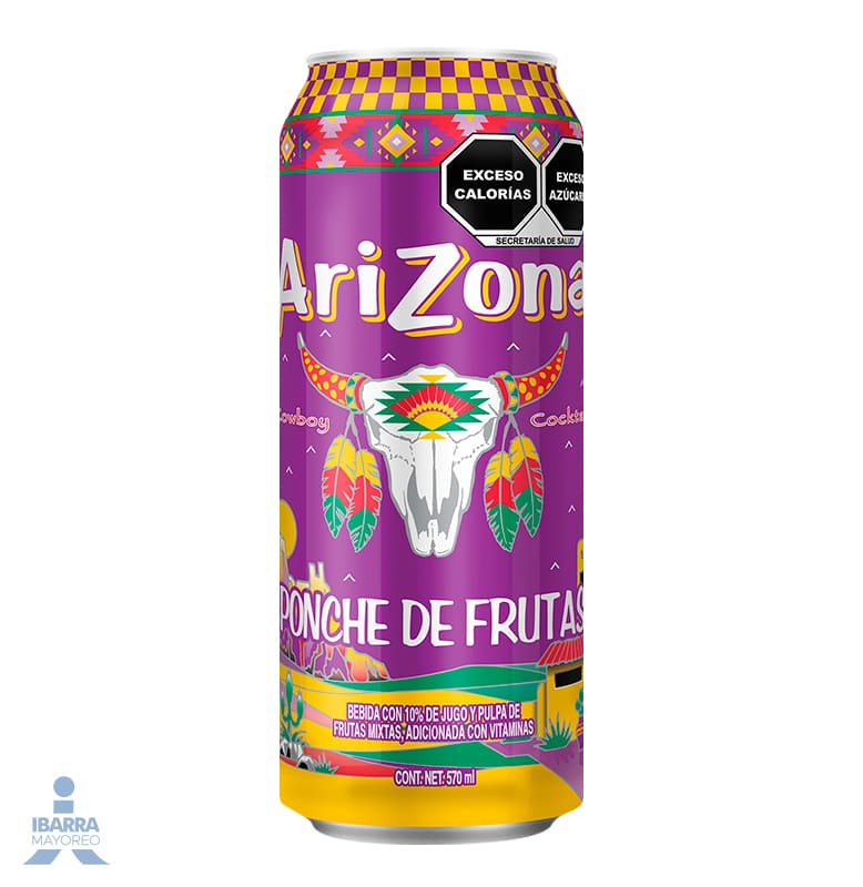 Bebida Arizona Ponche de Frutas 570 ml