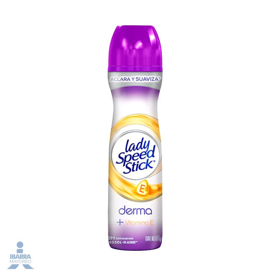 Desodorante Lady Speed Stick Derma Vitamina E Aerosol 150 ml