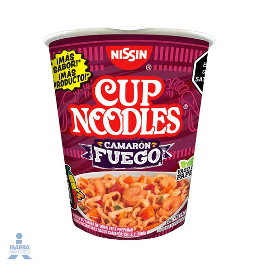 Sopa Nissin Camarón Fuego 70 g