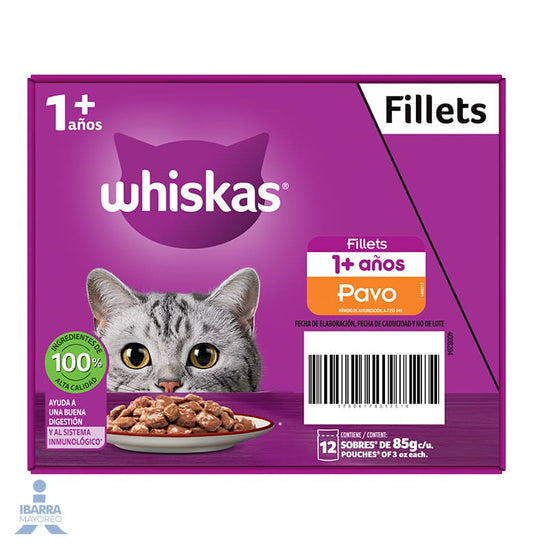 Alimento Whiskas Pavo 85 g
