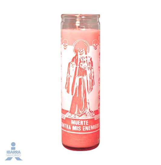Veladora Mística Muerte Rosa 105P
