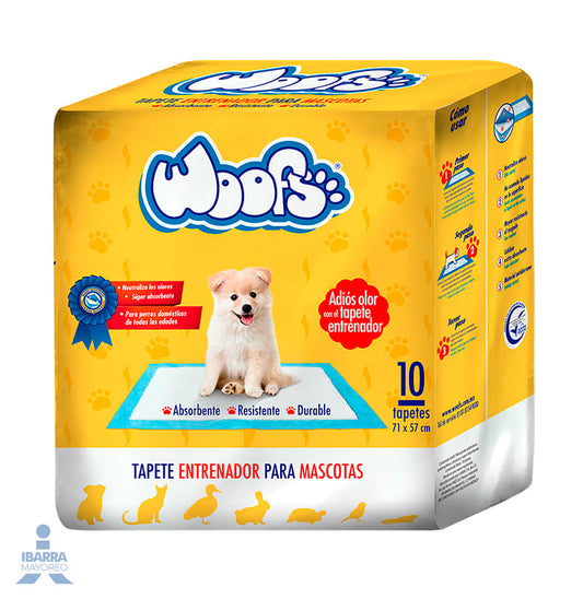 Tapete para Perro Woofs 10 pzas.