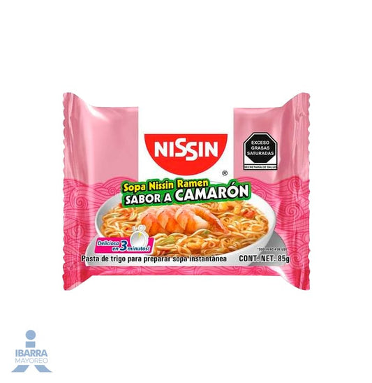 Sopa Nissin Ramen Camarón 85 g