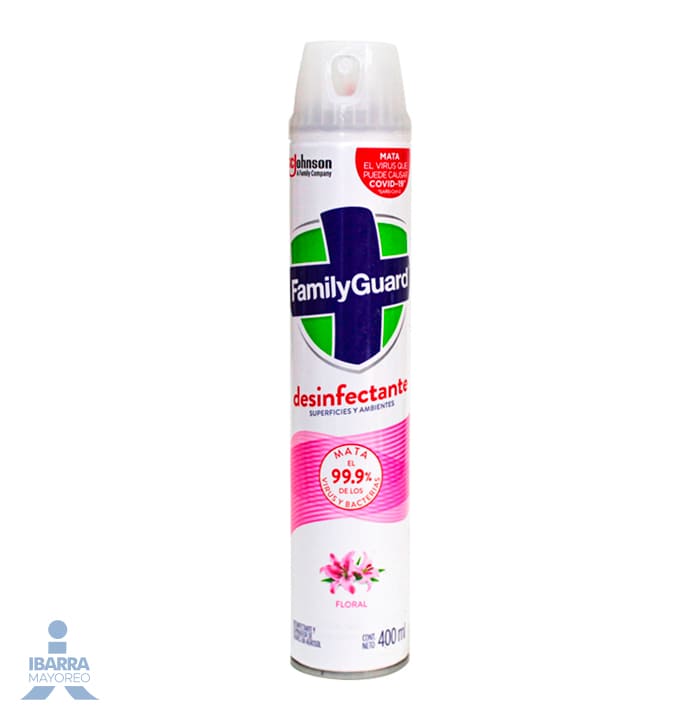 Desinfectante Family Guard Floral Aerosol 400 ml