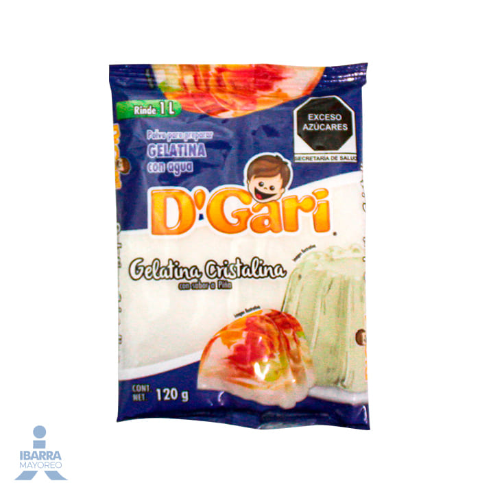 Gelatina D Gari Cristalina 120 g