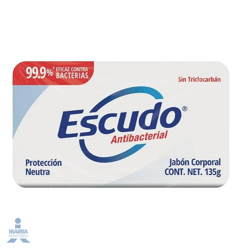 Jabón de Tocador Escudo Blanco 135 g