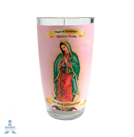 Veladora Mística Clásica Virgen de Guadalupe 