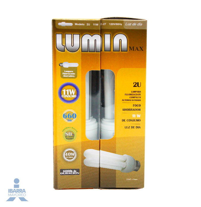 Lámpara Ahorradora Lumin Mod 2U 11W