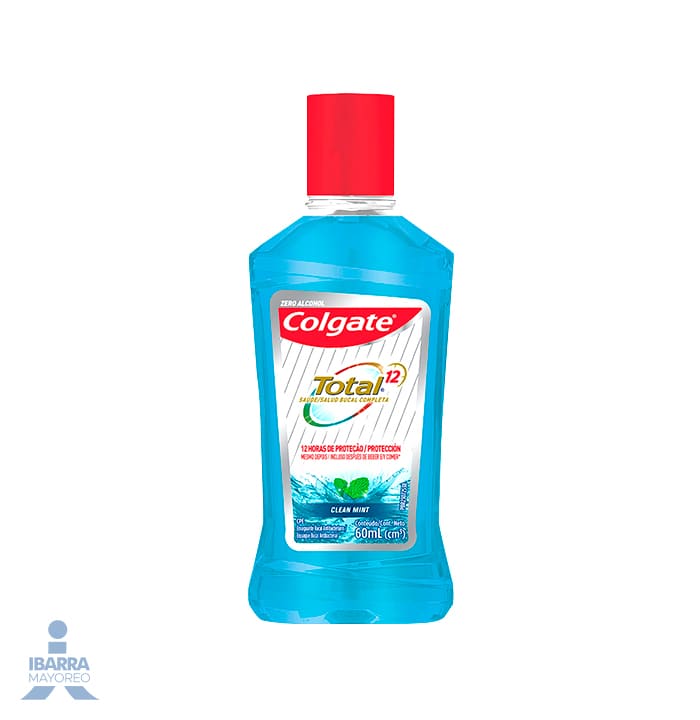 Enjuague Bucal Colgate Total 12 Clean Mint 60 ml
