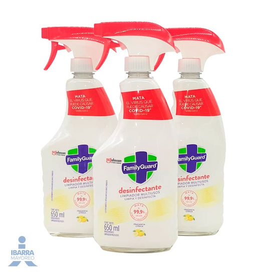 Desinfectante Family Guard Citrus Spray 650 ml