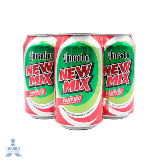 Bebida Alcohólica New Mix Vampiro Lata 350 ml/ 24 Latas