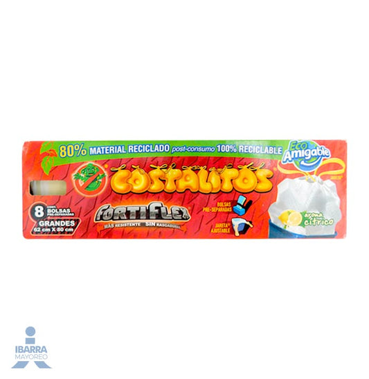 Bolsa para basura Costalitos Grande 8 pzas.