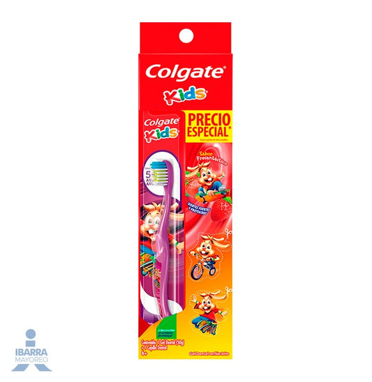 Crema Dental Colgate Kids 50 g GRATIS Cepillo Kids