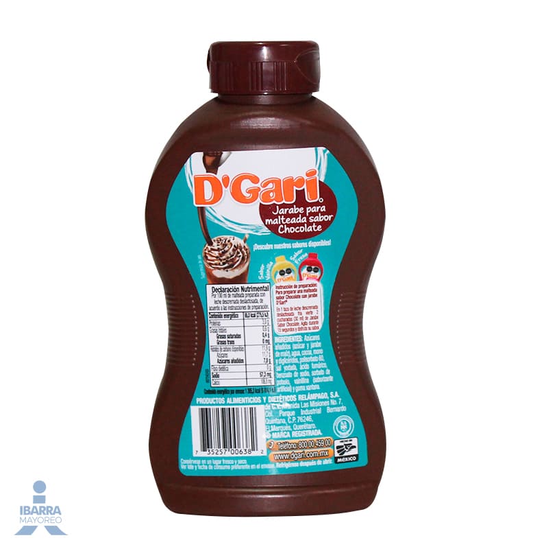 Jarabe Chocolate D Gari 230 ml