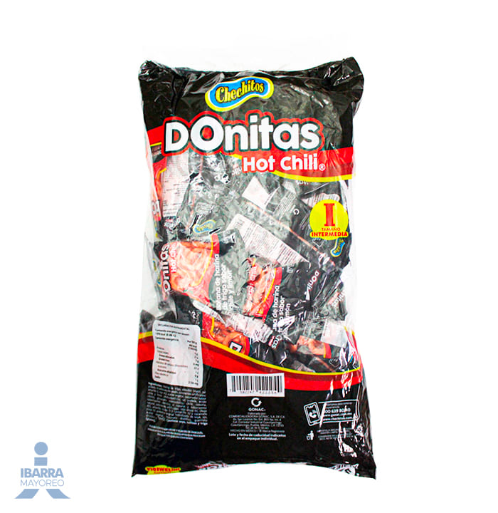 Chechitos Chechi Donitas Hot Chili 24 pzas.