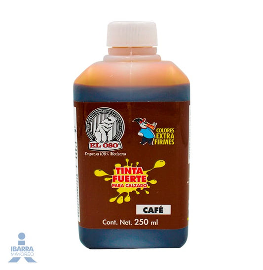 Tinta Fuerte El Oso Café 250 ml