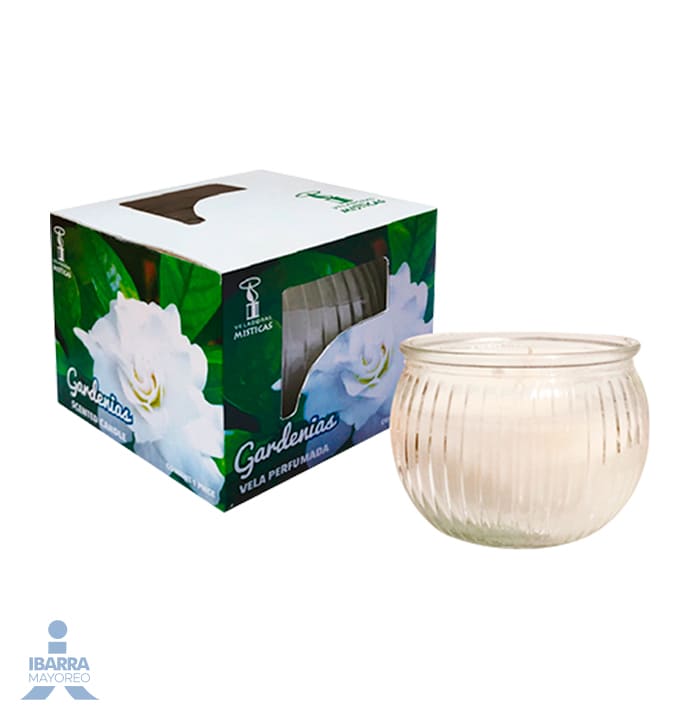 Veladora Mística Vaso Roma Gardenia