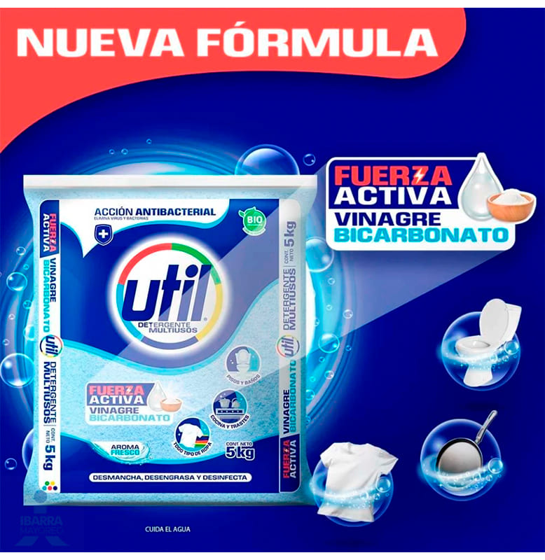Detergente Multiusos Util 5 kg 