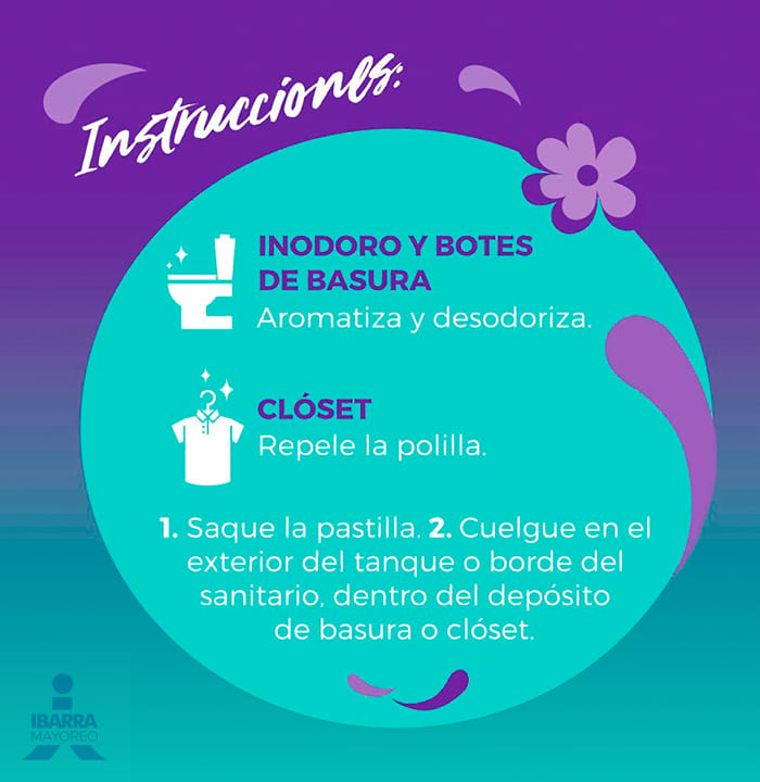 Pastilla Sanitaria Flash Lavanda Gancho 72 g