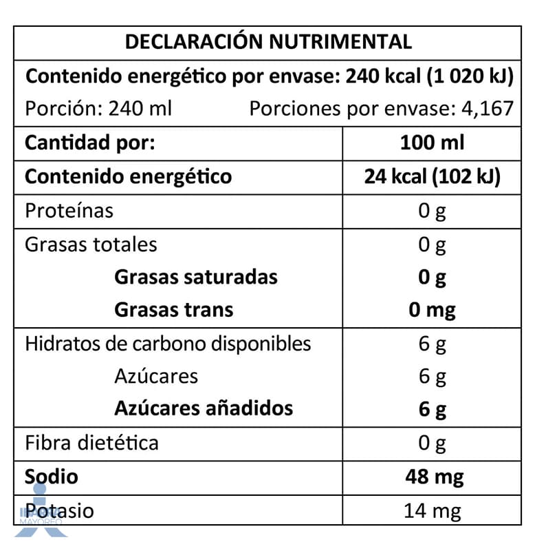 Bebida Gatorade Ponche de Frutas 1 L